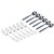 Kuber Industries Stainless Steel Table Baby Spoon & Fork Set of 12 Pcs (16 Cm) (SP16)