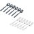 Kuber Industries Stainless Steel Table Baby Spoon & Fork Set of 12 Pcs (16 Cm) (SP17)