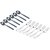 Kuber Industries Stainless Steel Table Baby Spoon & Fork Set of 12 Pcs (16 Cm) (SP18)