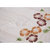 Kuber Industries Center Table Cover Cream Floral Design in Cloth 40*60 Inches - KU283