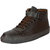 FAUSTO Brown Men's Stylish Ankle Sneakers