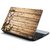 Wooden texture laptop skin