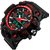 SKMEI Men's SK1155D Multifunctional Outdoor Sports Dual Time Analog Digital Wrist Watch Red