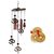 Divya Mantra Combo Of Feng Shui Om Rudraksha Wind Chime and Chinese Coins For Luck