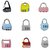 New Resettable Combination Pad Lock set of 1 assorted color & design may be vary