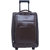 BagsRUs Brown Faux Leather 36L Cabin Luggage Overnight Travel Trolley Bag (CA113FBR)