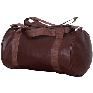 CP Bigbasket Gym Bag Brown Leather Rite Bag