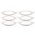 SRS 3W LED Concealed Round Shape Panel Light With Adopter,Pack Of 6,Warm White
