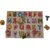 Wooden puzzle A to Z Capital Letter Board with pictures for kids (Multicolor)