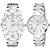 ADAMO Enchant Couple's Wrist Watch 812-2480SM01