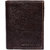 Brown Tri Fold Leather Wallet For Men