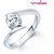 MEENAZ GLAMSTAR SOLITAIRE RHODIUM PLATED CZ RINGS FR120 