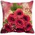 Red Micro Fabric Cushion Covers 16 X 16 Inches