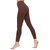 Womens Cotton Blend Legging Dark Brown Free Size Tights Footless Legging Slim Fit Leggis Yoga pant