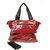 Just Women Bright Patched Red Handbag