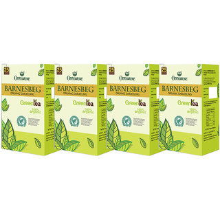 Goodricke BARNESBEG Organic Darjeeling Green Tea 25 Tea Bag Pack Of 4 Total 100 Tea Bags