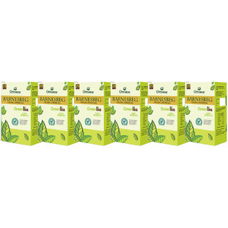 Goodricke BARNESBEG Organic Darjeeling Green Tea 25 Tea Bag Pack Of 6 Total 150 Tea Bags