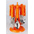 Elegante Signature Orange Look Cutlery Set - 24 Pcs With Stand