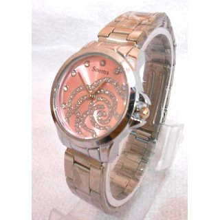 soons steel chain ladies watch