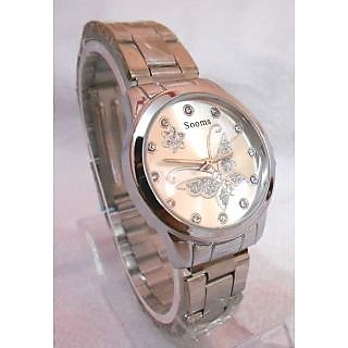 Soons steel deals chain ladies watch