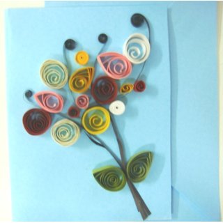 Handmade Quilled Greeting Card, Gift Card, Birthday Card - 6908730