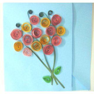 Handmade Quilled Greeting Card, Gift Card, Birthday Card