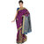Krishna Multicolor Linen Self Design Saree With Blouse