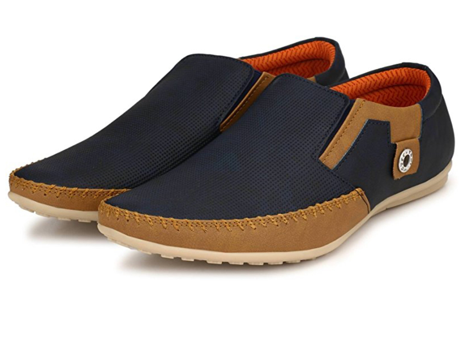 Buy Adiso Men's Navy Smart Casual Slip on Shoe Online @ ₹999 from ShopClues