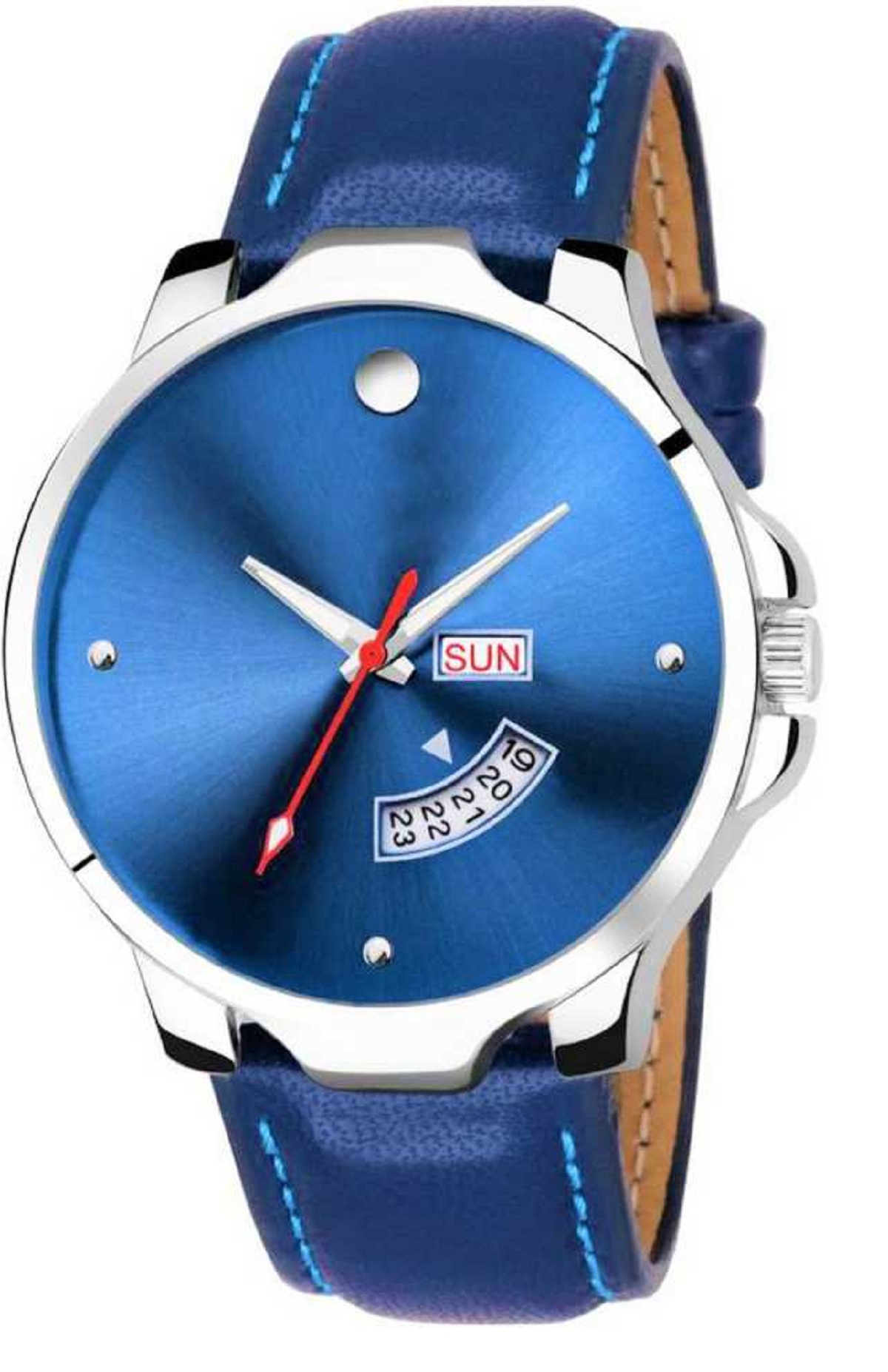 Buy PAUL JORDAN Blue Dial Day and Date Multifunction Working Original 