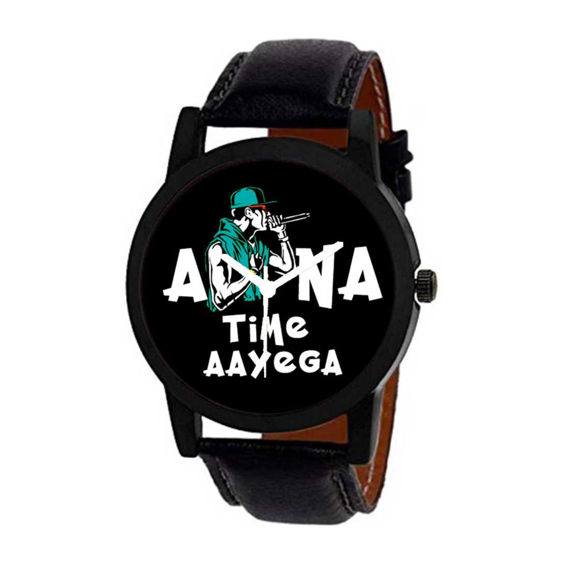 Buy Apna Time Aayega Hip Hop Graphics Fashion Watch Online @ ₹299 from ...