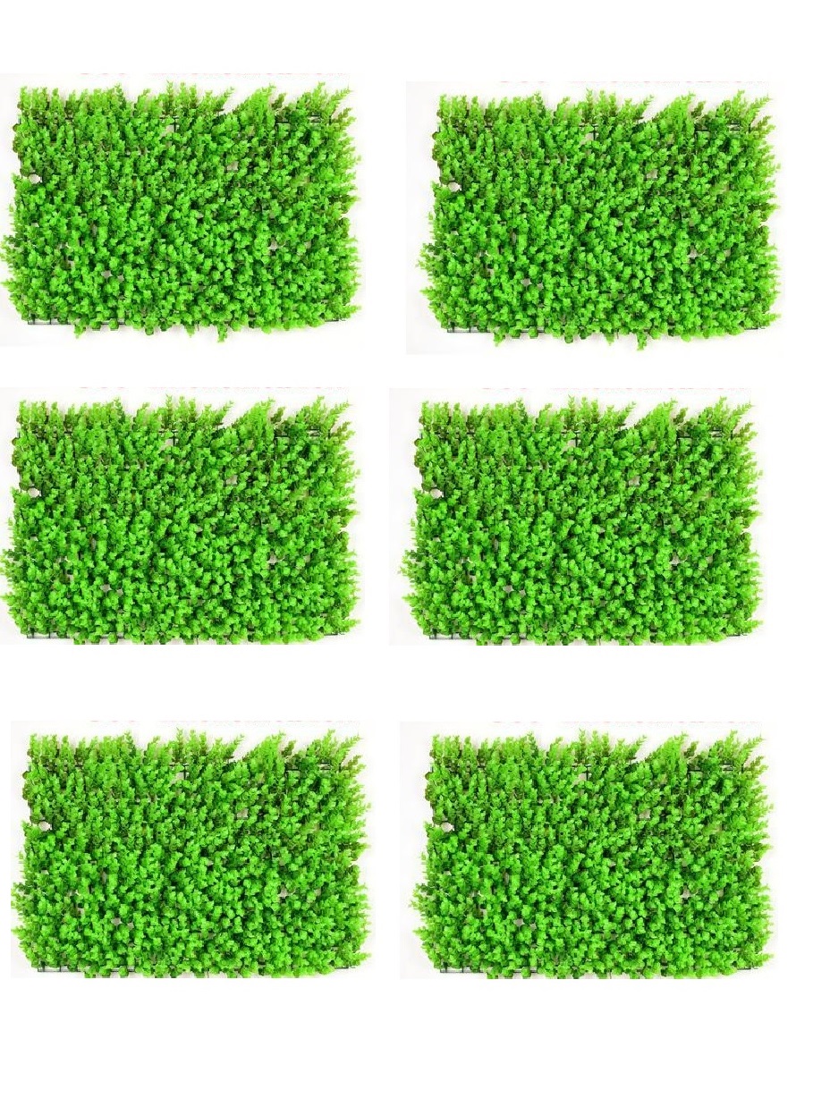 Buy Artificial Wall Grass Mat 16x24 Set of 6 PCS Online @ ₹3999 from ...