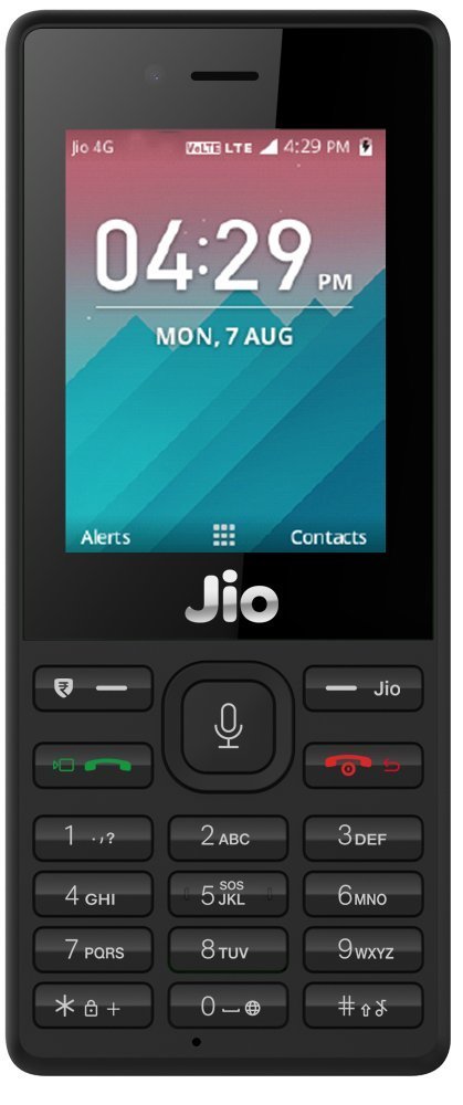 Buy JIO KEYPAD FEATURE PHONE BLACK, 512 MB RAM/4GB ROM WITH TORCH ...