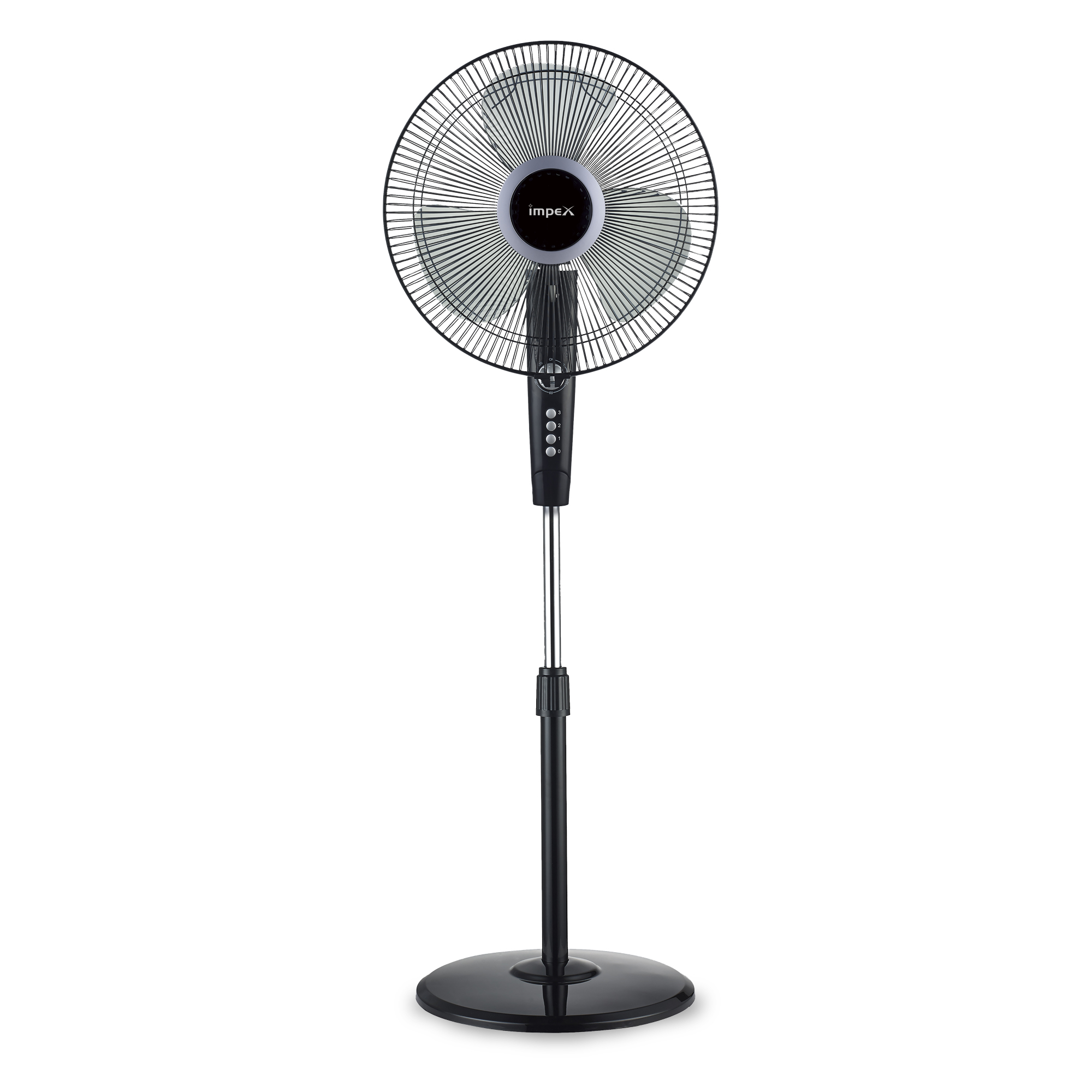 Buy Impex BREEZE O6 3 Blade Pedestal Fan (Black) Online @ ₹3650 from ...