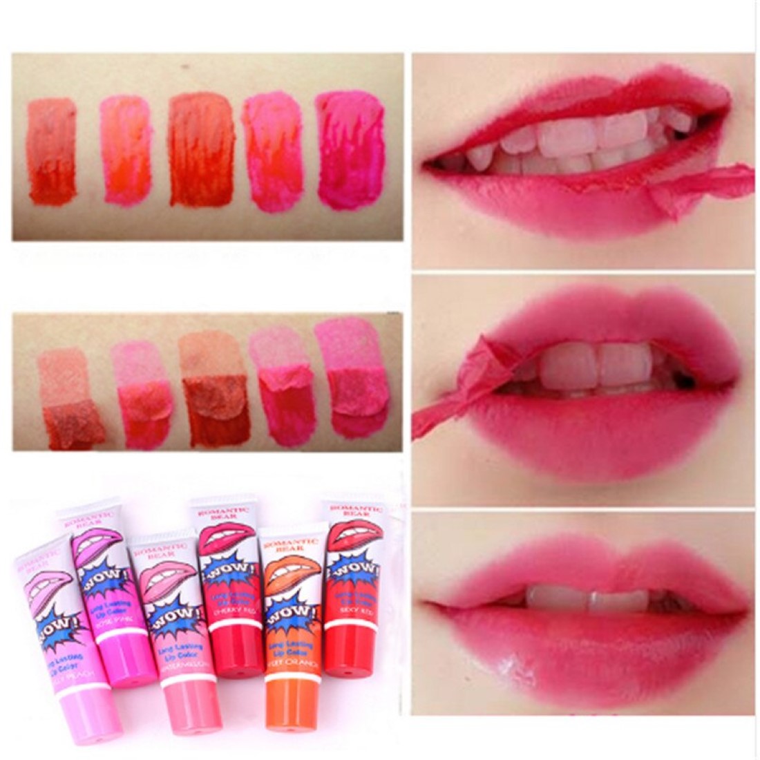 Buy Colors Tattoo Magic Color Peel Off Mask Tint Long Lasting Waterproof Lip GlossLong Lasting