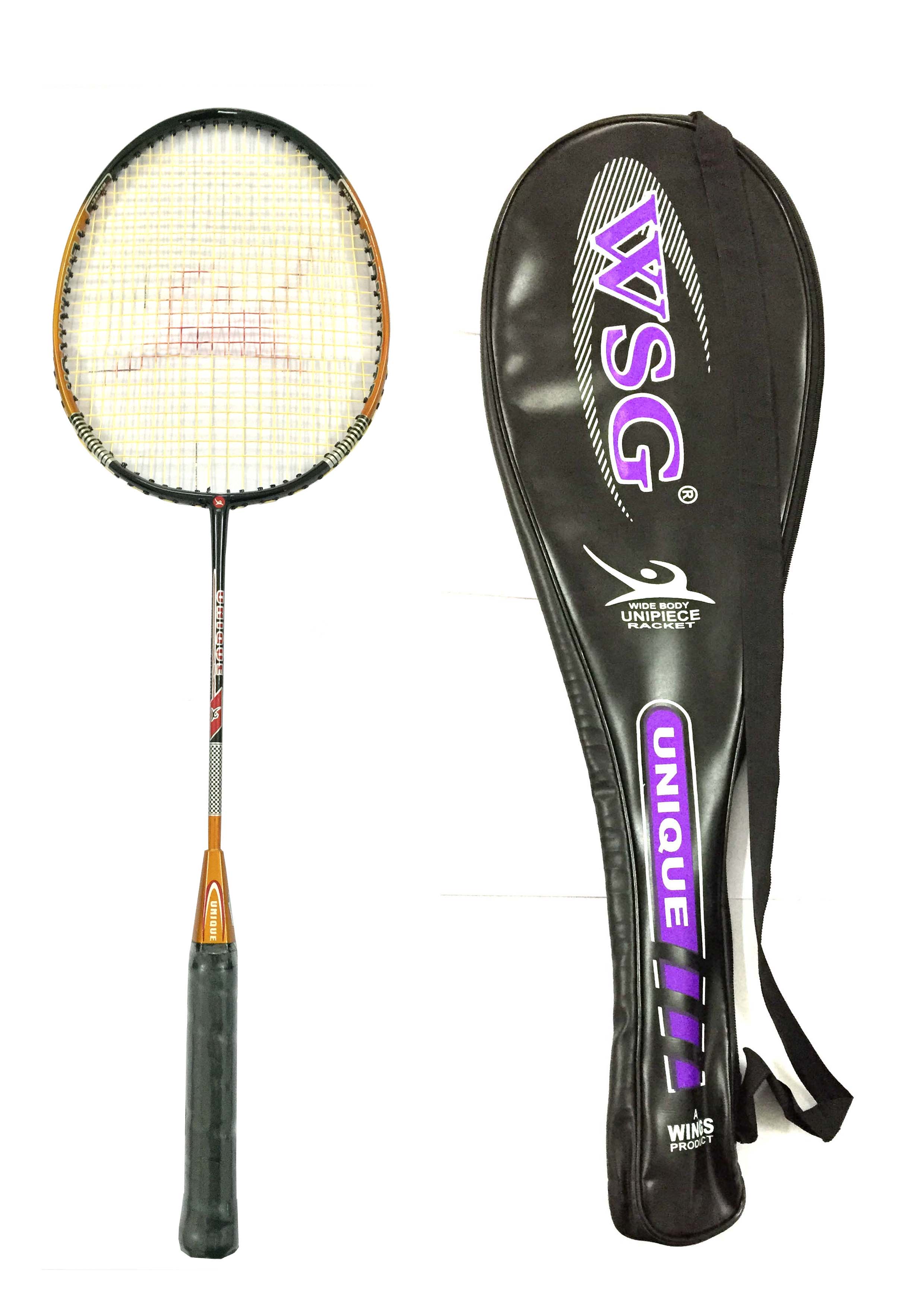 Unique Shuttle Badminton Racket With Full Cover
