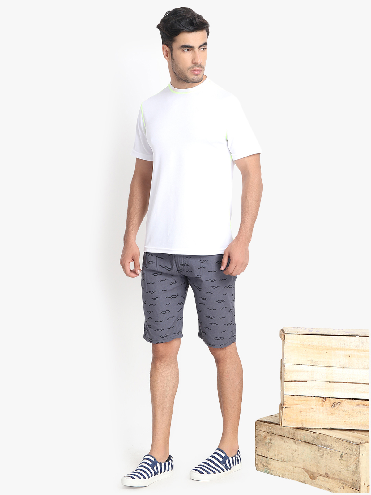 Buy Perfect Men's Cotton Reular Fit Shorts Online @ ₹499 from ShopClues