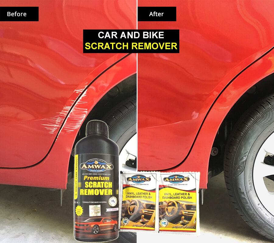 Buy Amwax Scratch Remover 250 ML (Car And Bike) + 2 Dashboard Pouch 10 ...