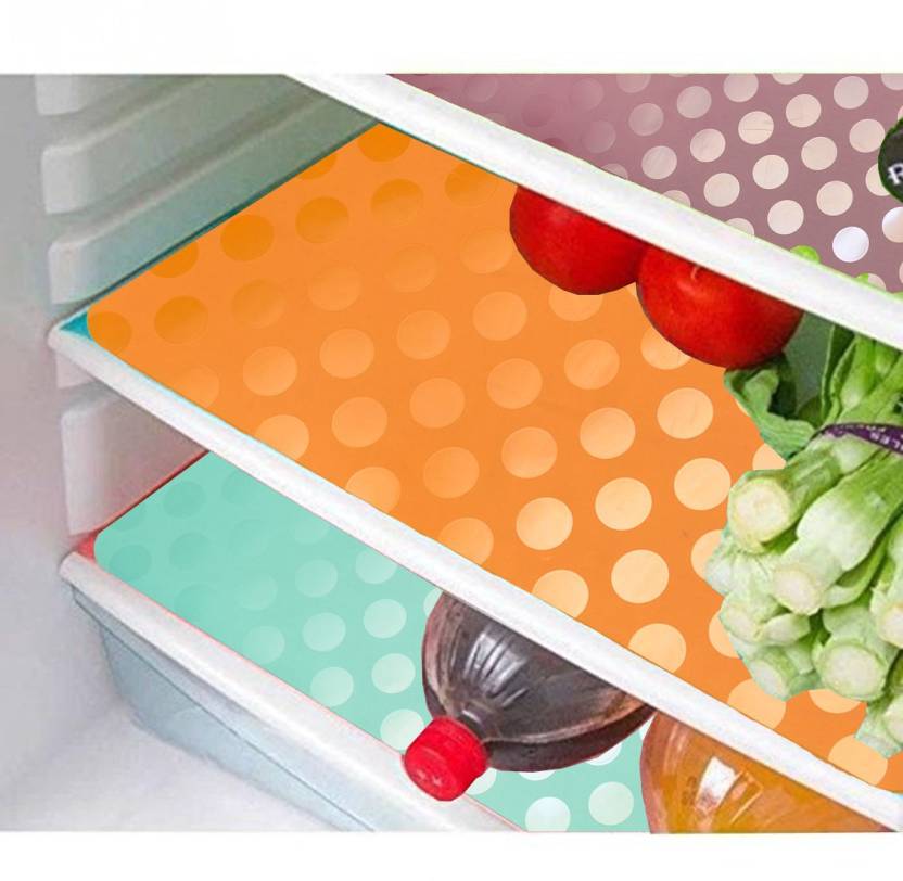 Buy Refrigerator Drawer Mats/Fridge Mats/Multi Purpose Mats Set Of 6