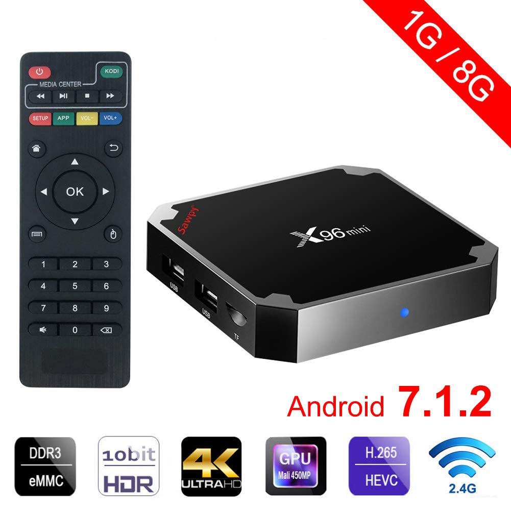 Buy Artek X96 Mini 1GB 8GB, Smart Android 7.1 Wifi TV Box With 1 Month ...