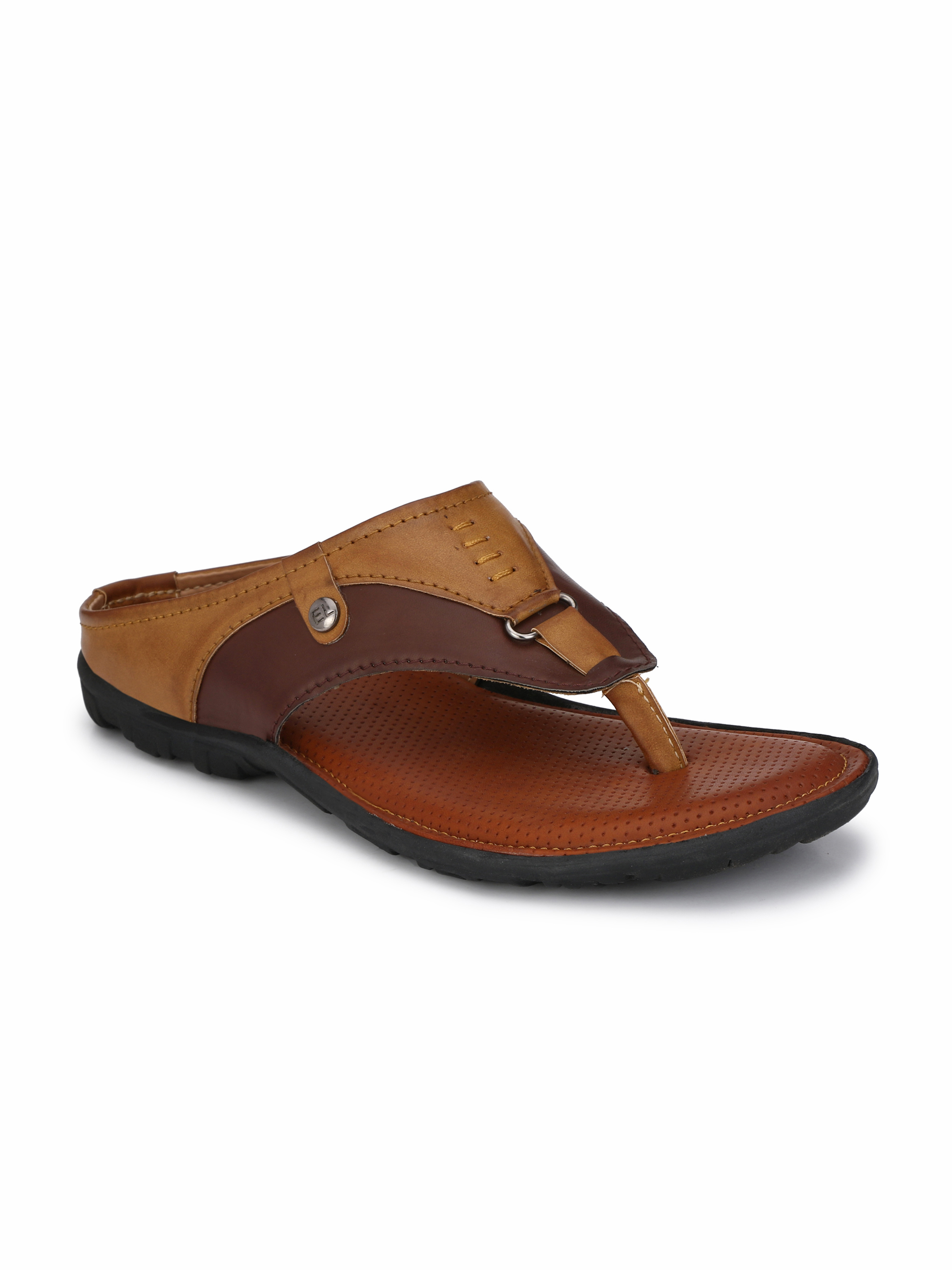 Buy El Paso Men Brown Man Made Leather Floaters Stylish Thong Slippers Online ₹699 From Shopclues