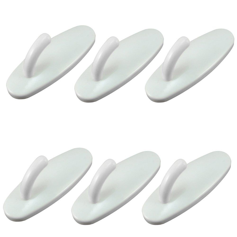 Buy SELF Adhesive Designer Large ABS Plastic Wall Hooks