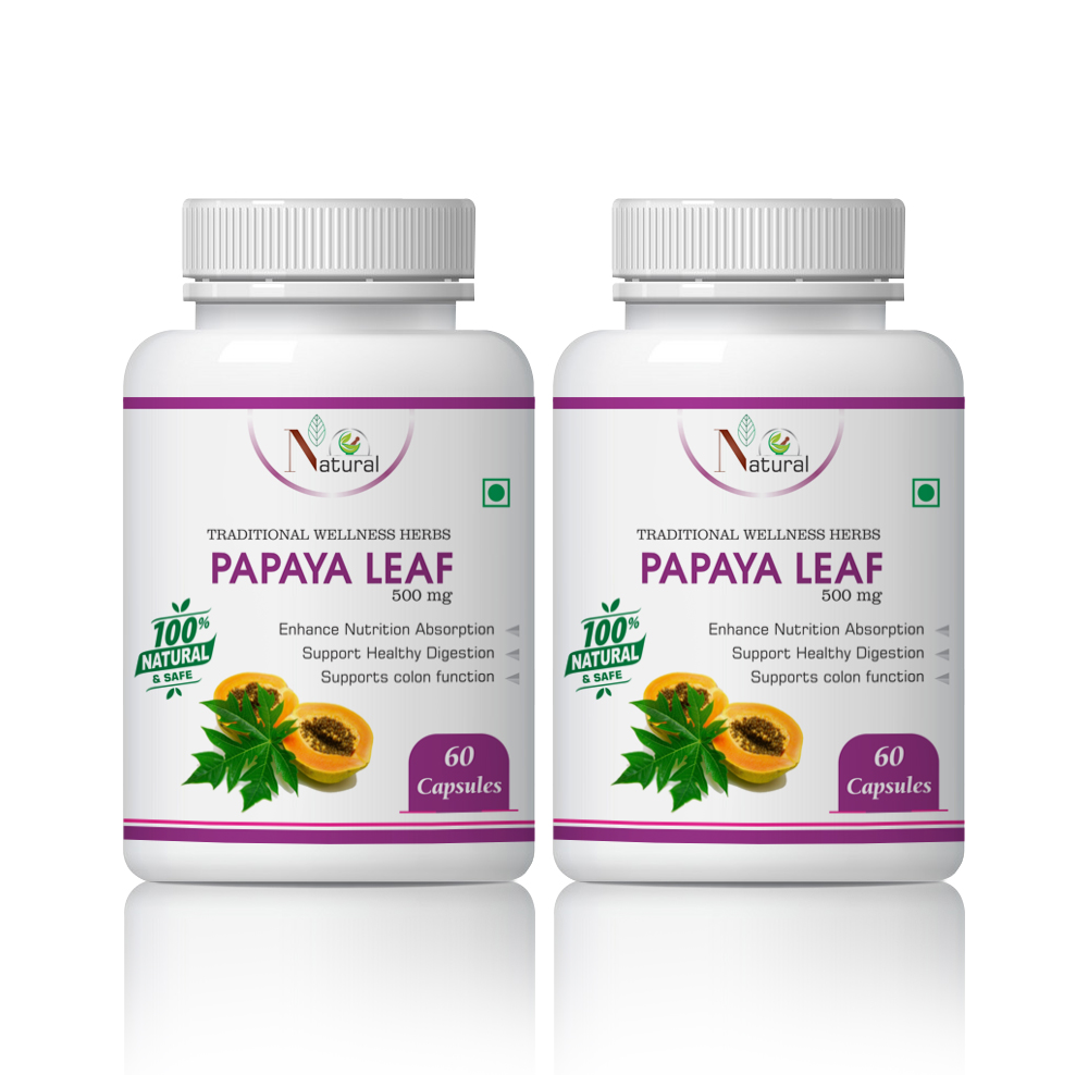 Buy Natural Health Care Papaya Leaf Traditional Wellness Herbs 2 Pack ...