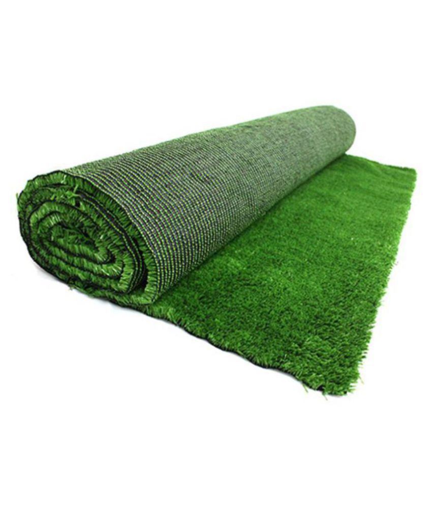 Buy Pvc Artificial Grass Car Floor Foot Mats 2x 9 Inch (green) Standard 