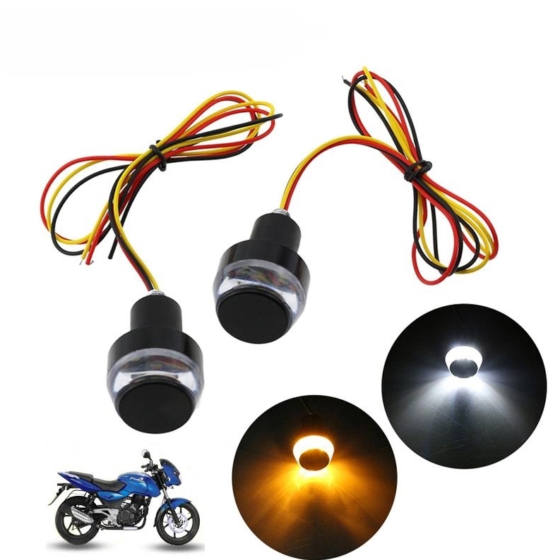 Buy Motorcycle Handle Bar Side Lights suitable for all bikes and scooty