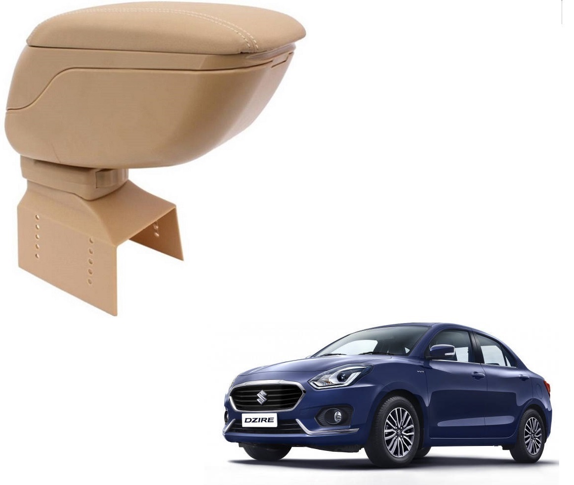 Buy Auto Addict Car Armrest Console Beige Color For Maruti Suzuki Swift