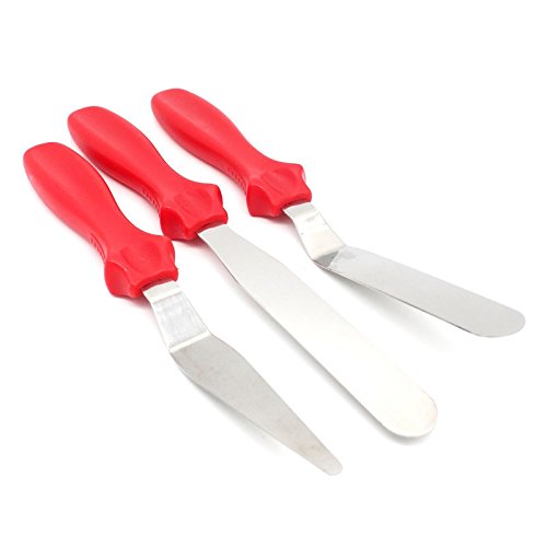 Buy Professional Offset Spatula Set ,3Piece Stainless Steel Icing
