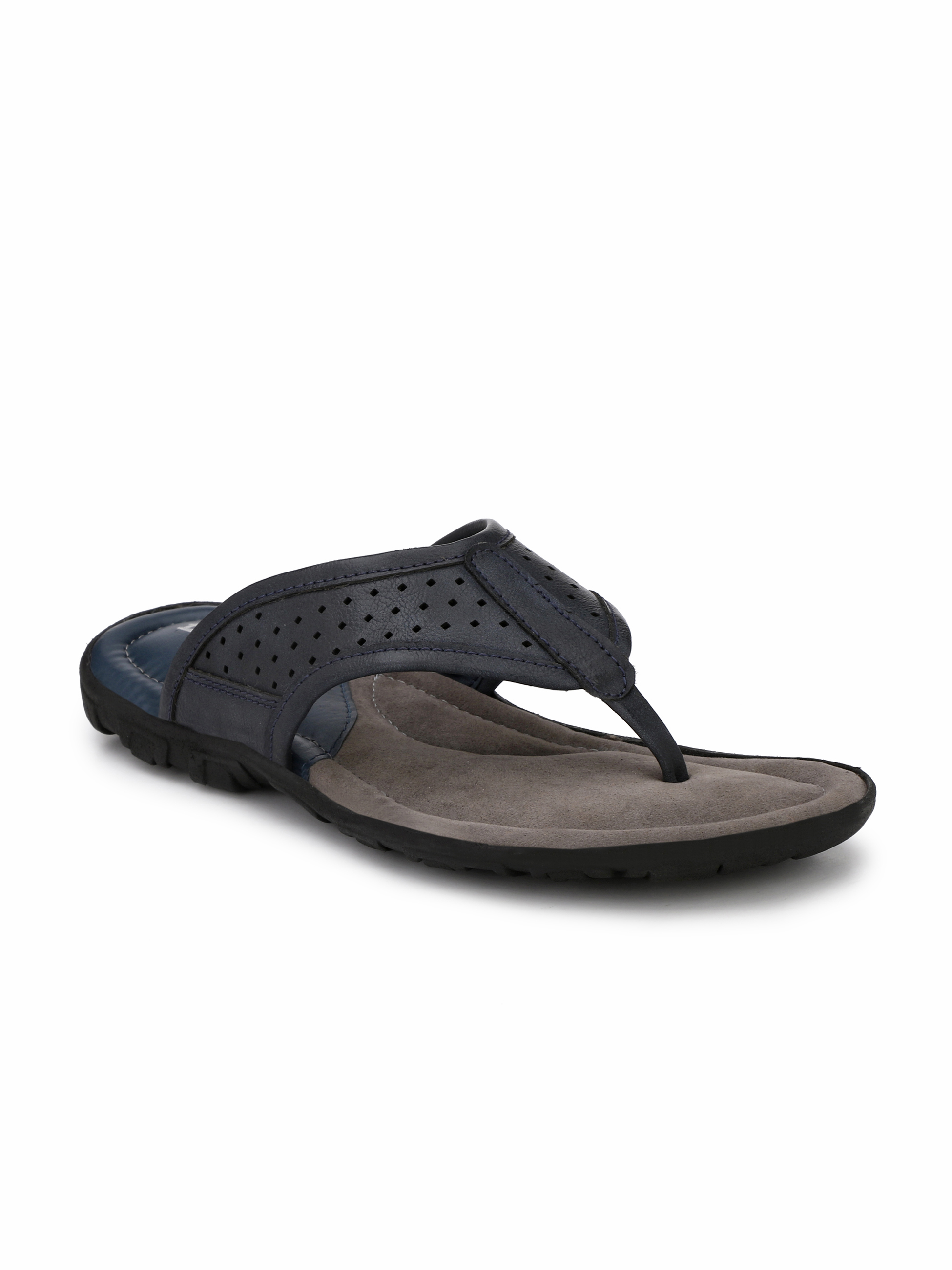 Buy El Paso Men S Blue Man Made Leather Floaters Stylish Thong Slippers Online ₹699 From Shopclues