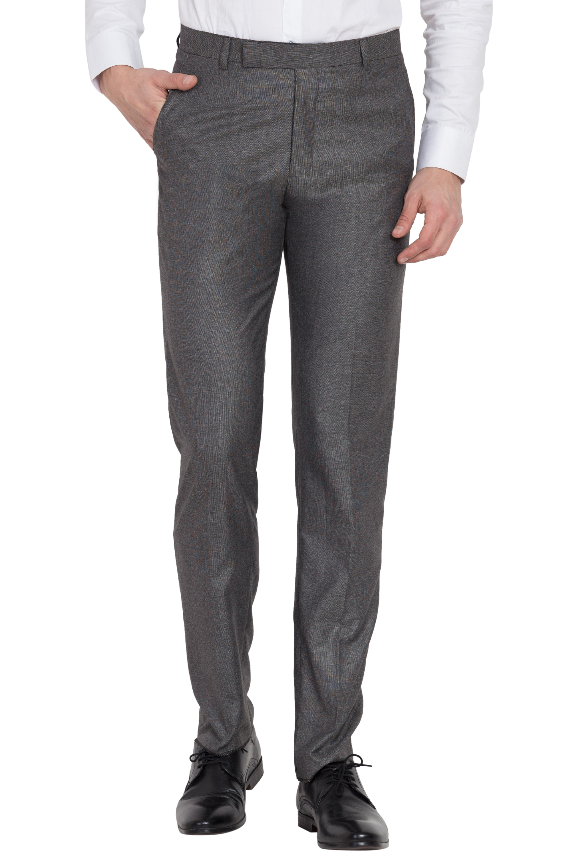 Buy Haoser Men's Poly cotton Slim fit Formal trouser for Men,Ideal for ...