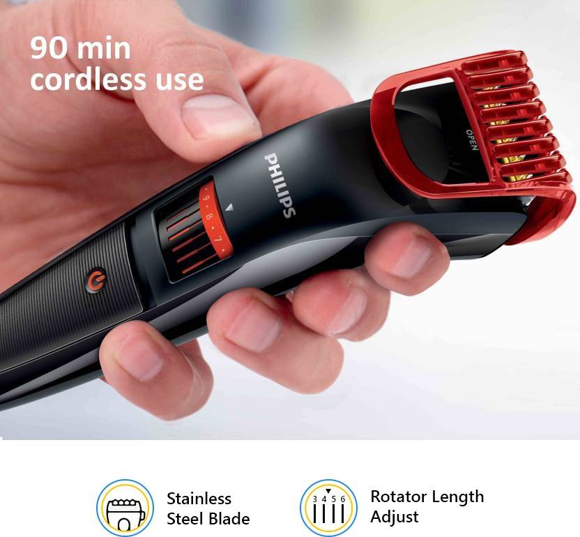 Buy Philips QT4011/15 Corded Cordless Trimmer for Men (Multicolor) Online ₹1750 from ShopClues