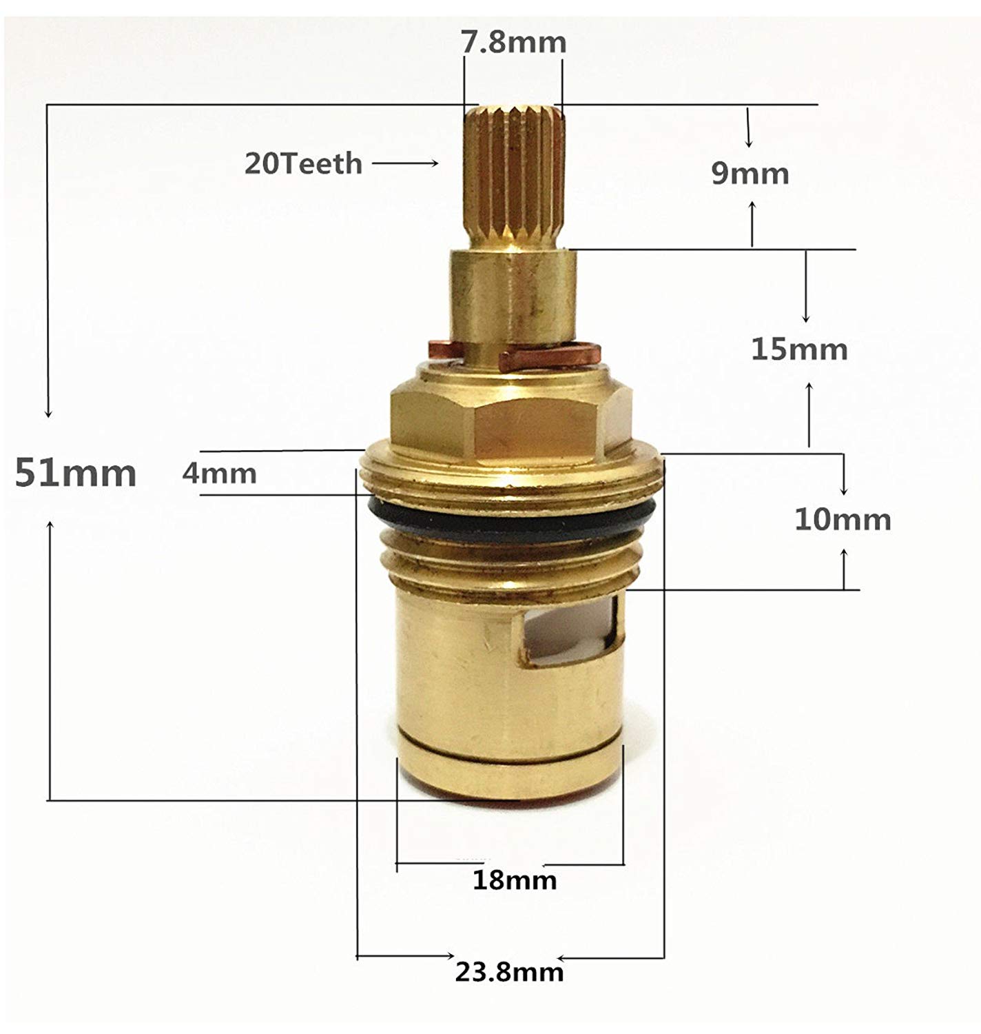 Buy 1/2 Inch Ceramic Disc Fitting Cartridge for taps / Spindle Tap